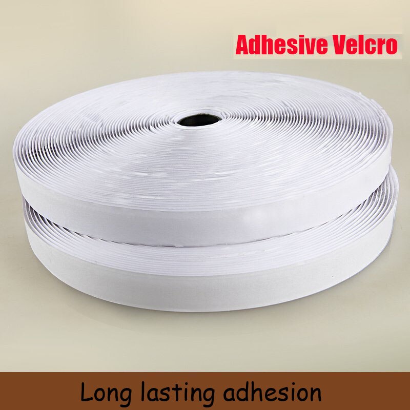 1meter self adhesive hook and loop tape velcros adhesive sticker velcros nylon with gue fabric tape for sewing