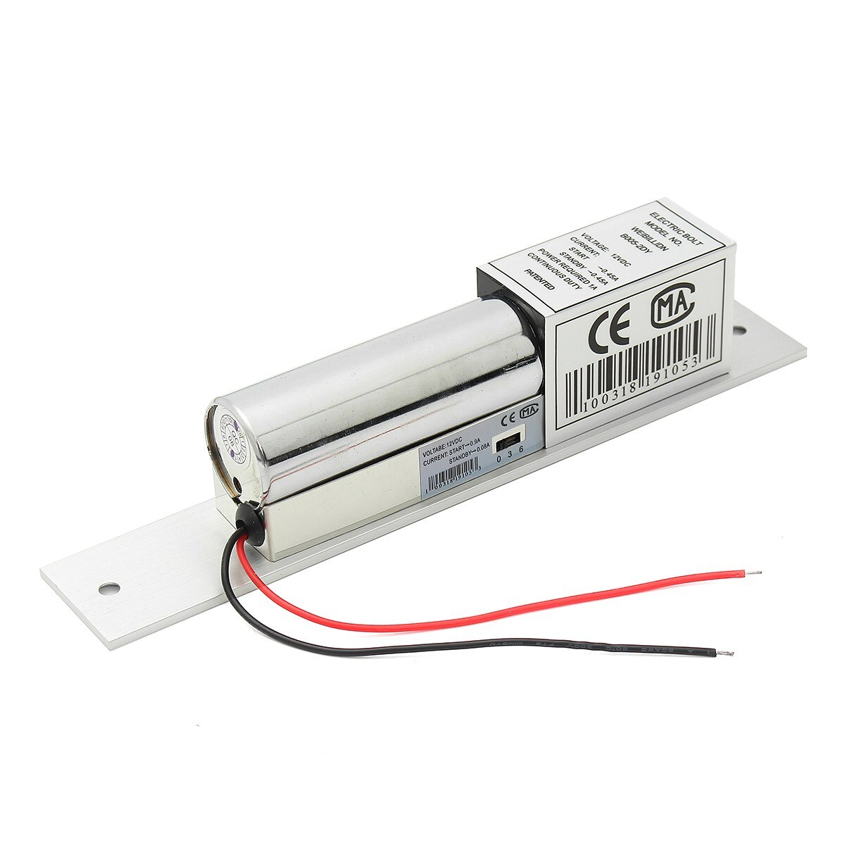 Door Home Security Safurance 12V Electric Mortise Lock Magnetic Concealed For Access Control Wood Metal