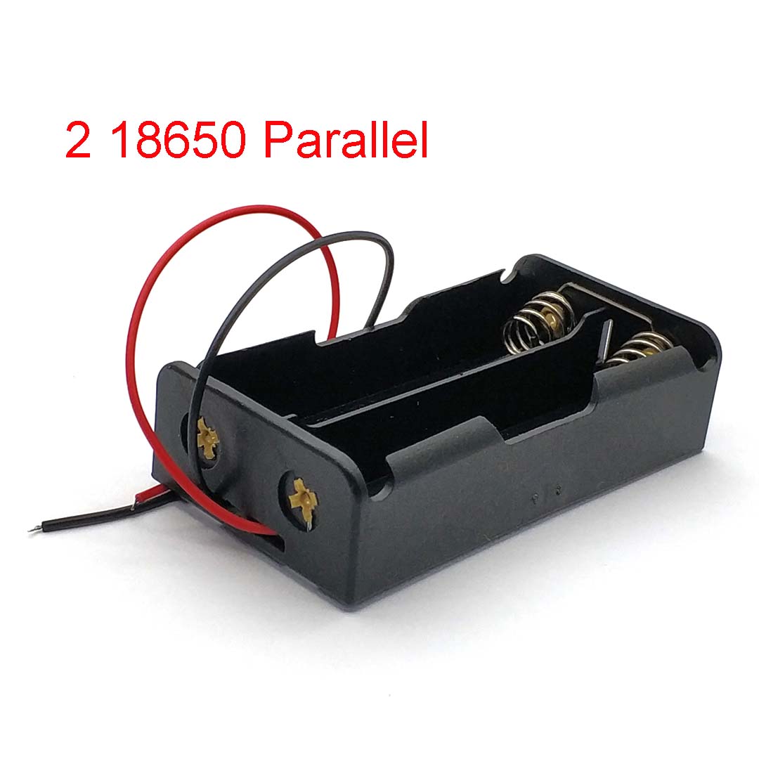 18650 Obudowy Power Bank 2 18650 Pojemnik na baterie Pojemnik na baterie 18650 Pojemnik na baterie do podłączenia równoległego / szeregowego: WHITE