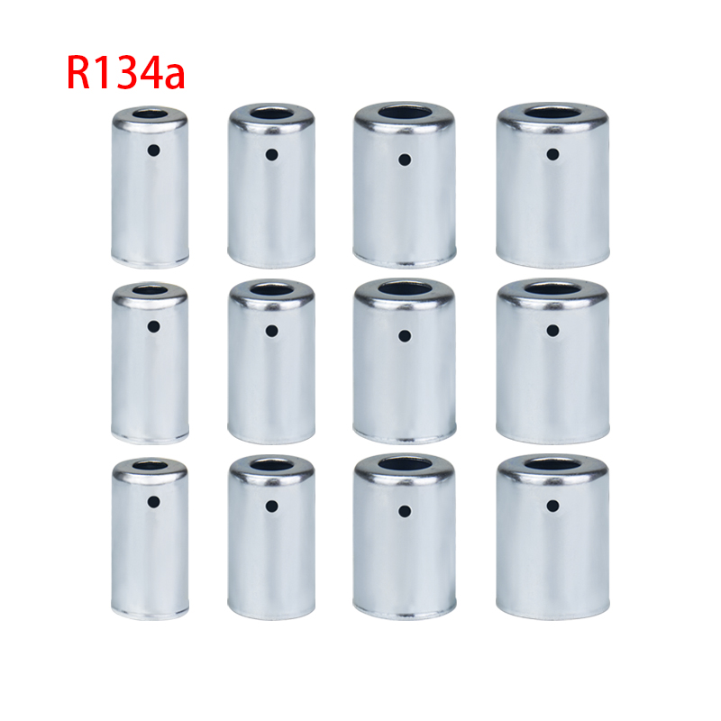 12pcs/lot, #6 #8 #10 #12 A/C Metal Steel Crimp Ferrule Assortment Fitting for Standard / Reduced Barrier Hydraulic Hose Crimper: Gold