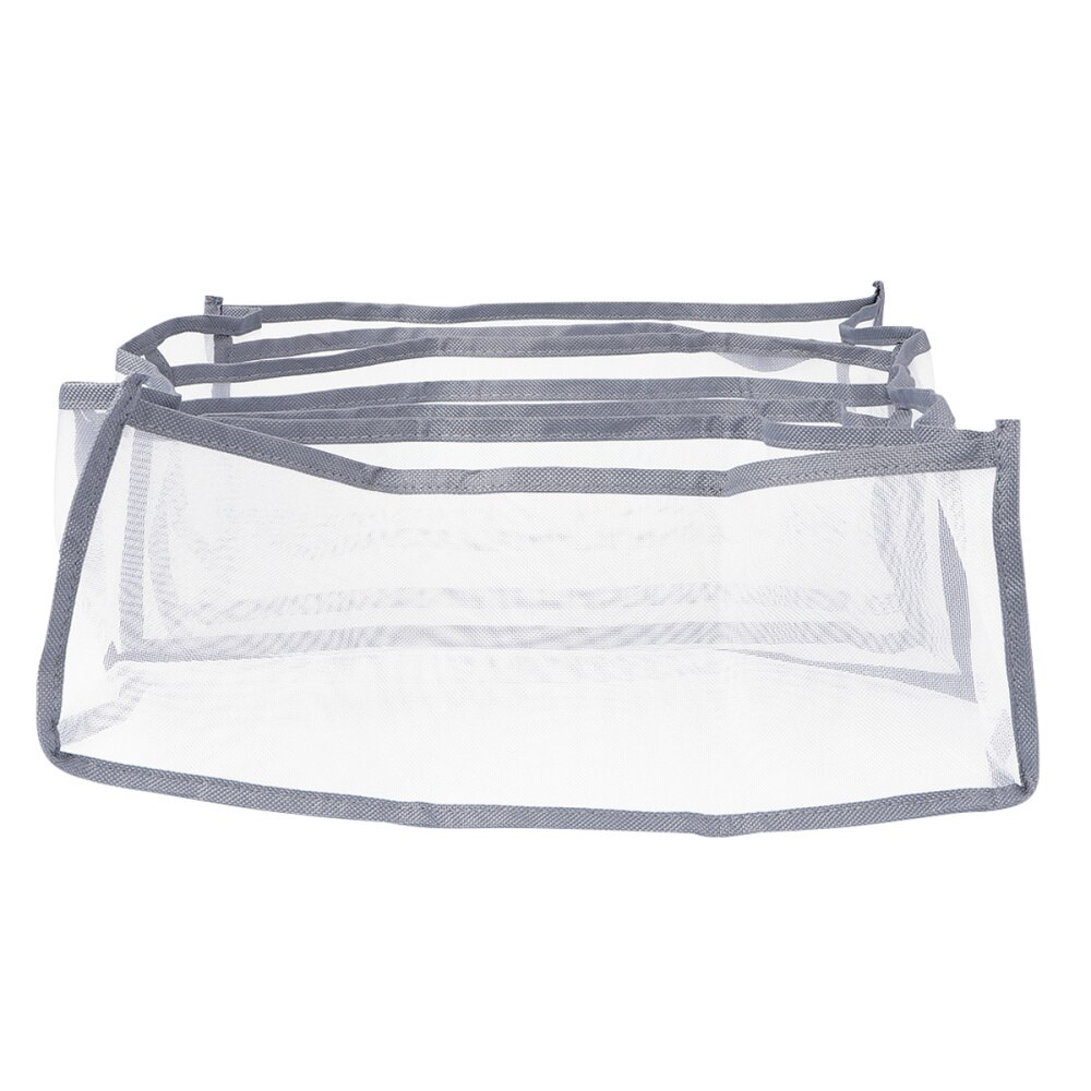 1Pc Compartments Clothes Storage Box Underwear Storage Box (Blue and Grey): 32X12CM 11 squares
