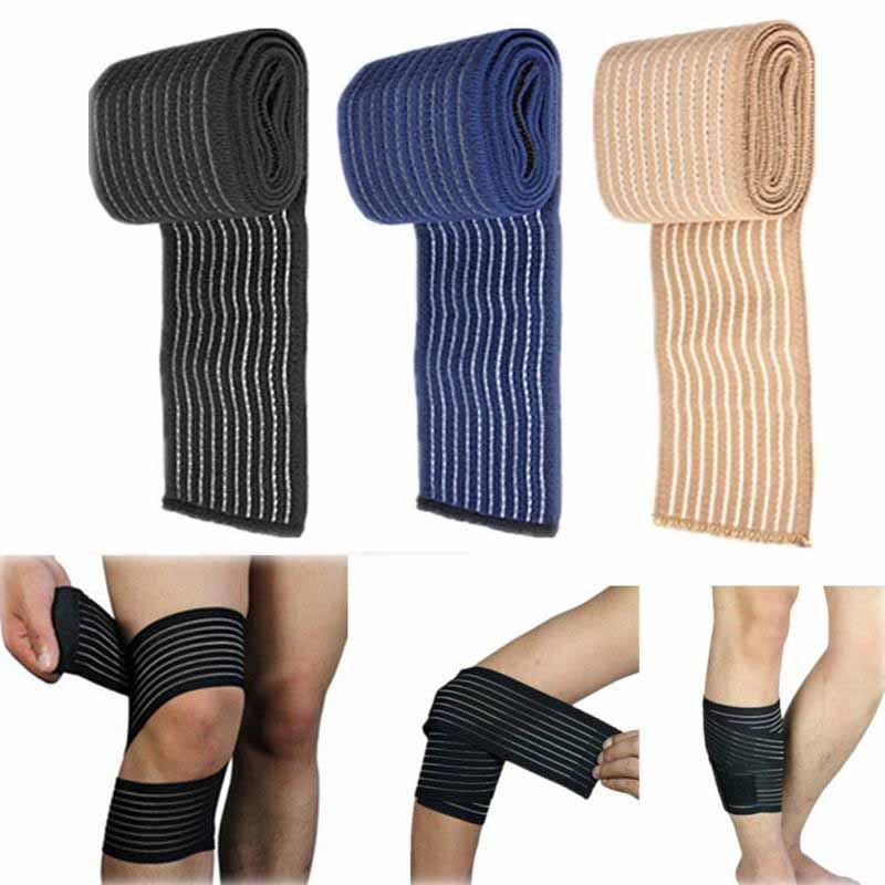40~150cm Elastic Bandage Compression Knee Support Sports Strap Knee Protector Wristband Ankle Leg Elbow Calf Support Safety Band