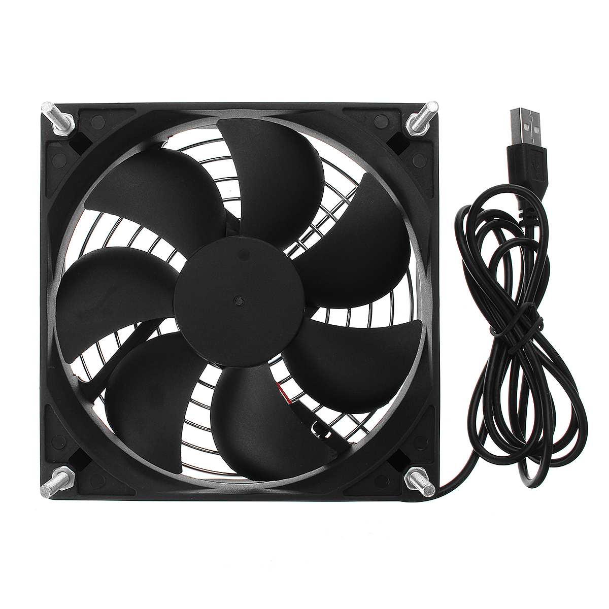 DC 5V 12 CENTIMETRI router Ventola Di Raffreddamento FAI DA TE di Raffreddamento del PC TV scatola Tranquillo E Silenzioso di Alimentazione USB Ventola da 120mm USB TV scatola Gatto A Banda Larga di Raffreddamento cremagliera di Supporto