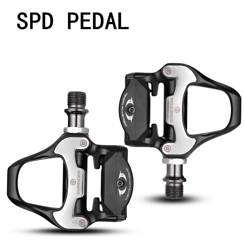 Spd-sl itselukittuvat polkimet näyttävät värikkäiltä alumiiniseoksilta pyöräilymaantiepyöriltä shimano-polkemisdynamiikalle: Spd-sl klossilla