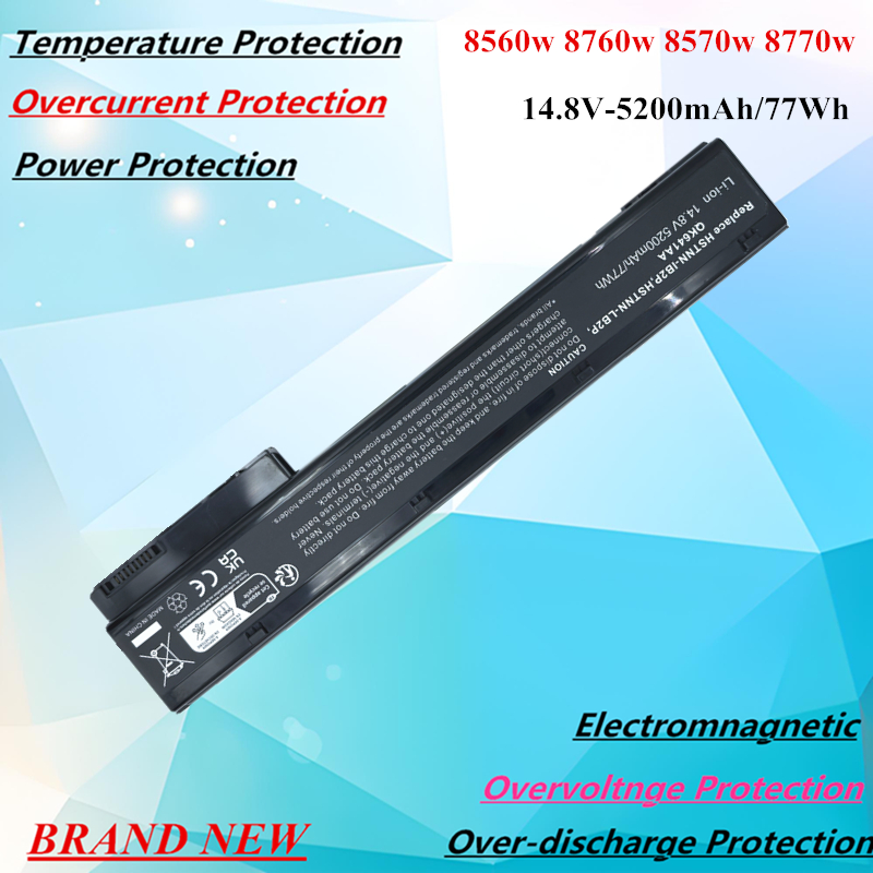 Nueva batería de ordenador portátil VH08 VH08XL HSTNN-IB2P LB2P I93C F10C QK641AA para HP EliteBook 8560w 8760w 8570w 8770w estación de trabajo móvil