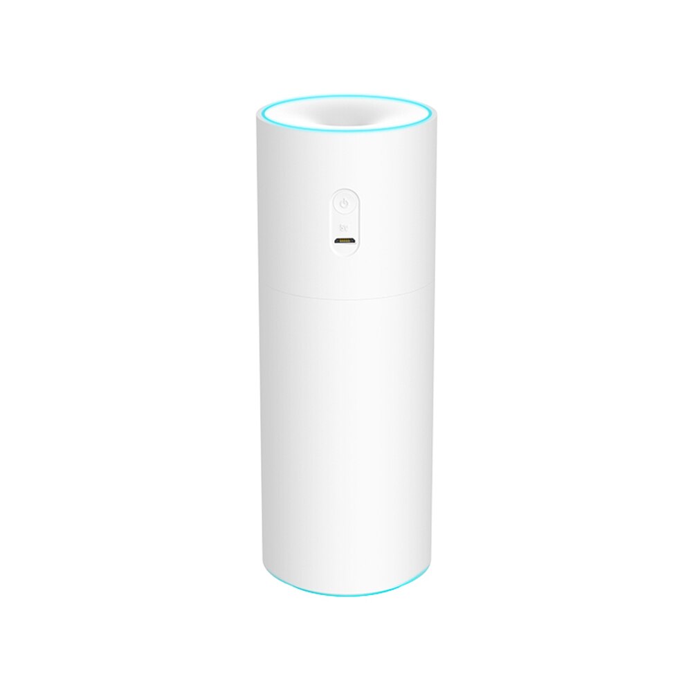 250ml USB Car Ultrasonic Humidifier/ Battery Portable Diffuser Silent Cool Mist Maker For Summer 4-8 Hours Work Desk Humidifier: USB White