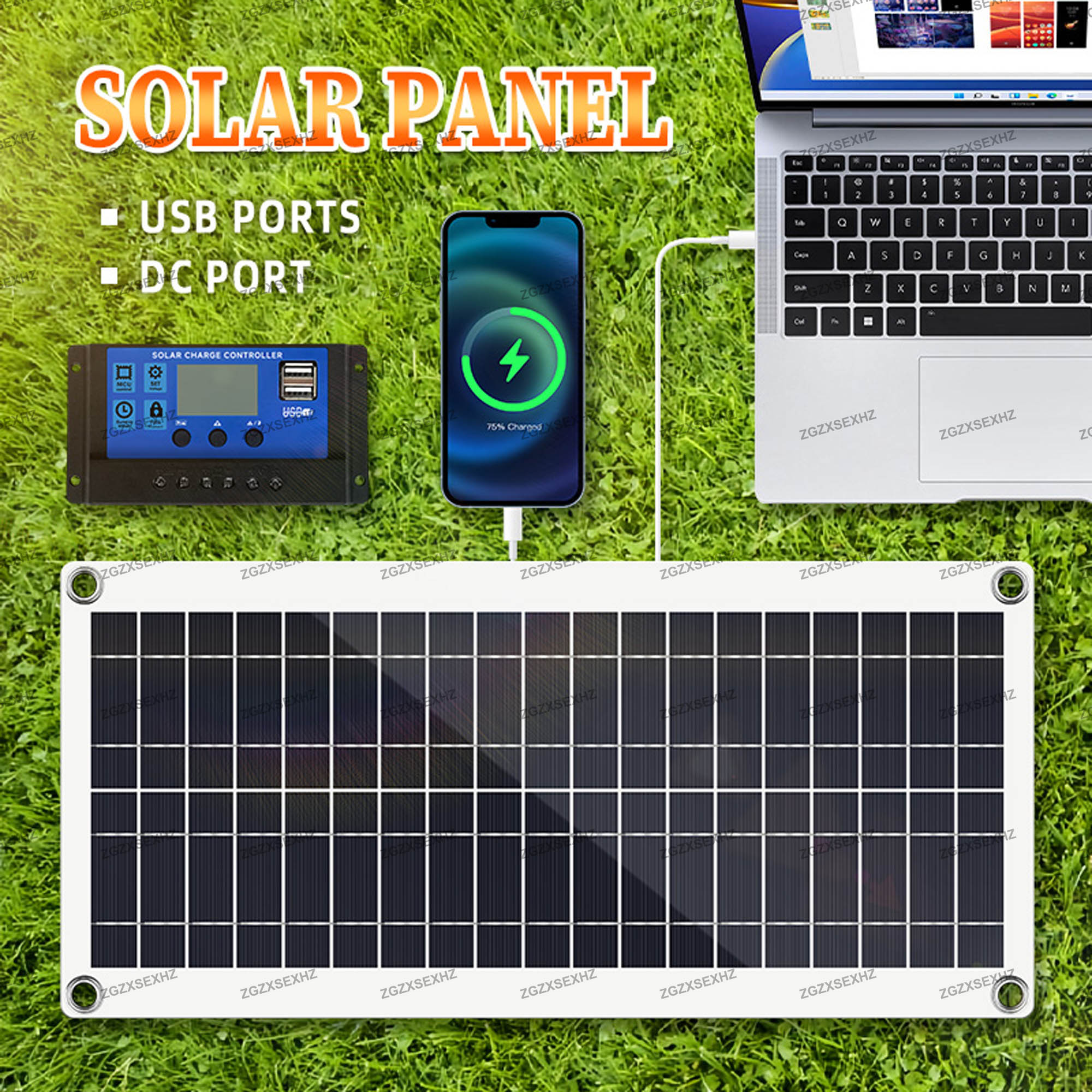 10w elastyczne, giętkie panele słoneczne, wodoodporny polikrystaliczny panel słoneczny, przenośna ładowarka do panelu systemu zasilania słonecznego, łodzi kempingowej