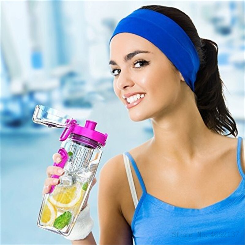 800Ml/1000Ml Bpa Gratis Fruit Infuser Water Fles Draagbare Sap Shaker Reizen Sport Drinken Flessen Detox Water fles