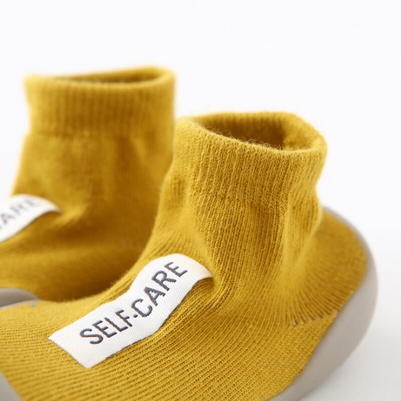 Autumn and Winter Floor Socks Children's Non-slip Baby Floor Shoes Footwear Indoor TPE Soft Rubber Thick-soled Toddler