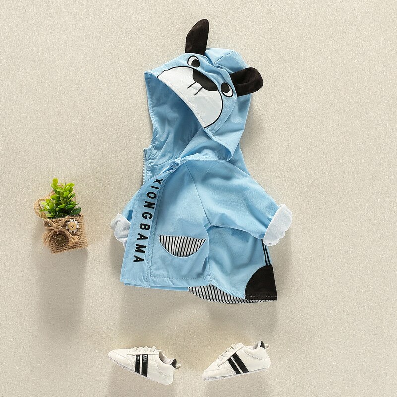 lente herfst Baby Jongens Meisjes Jassen Baby Blazer Bovenkleding rash guards Peuter Schattige beer Cartoon Jas Kids Kleding 0-2Y