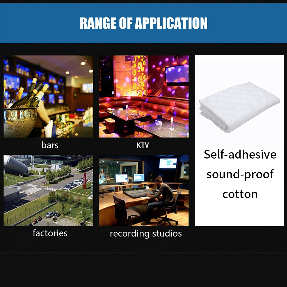 Accessories Closed Cell Foam Interior Car Soft Sound Proofing Waterproof Flame Retardant Self Adhesive Roll Shockproof Durable