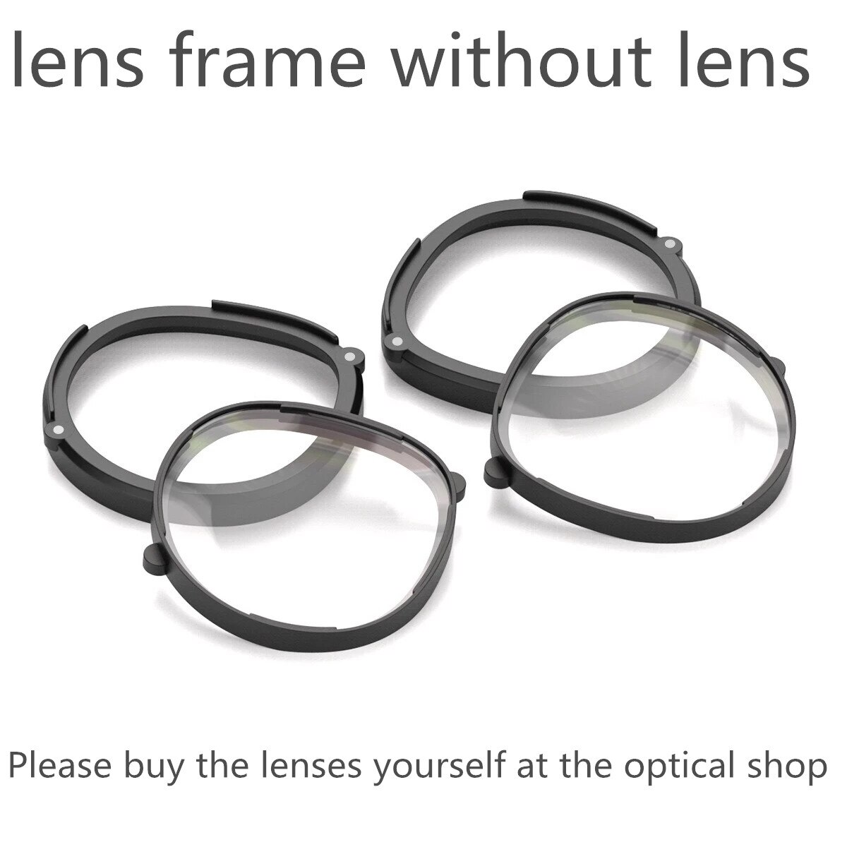 For Oculus Quest 2 VR Magnetic Eyeglass Anti Blue Glasses Quick Disassemble Clip Lens Protection Shortsighted Myopia Frame: Eyeglasses frame