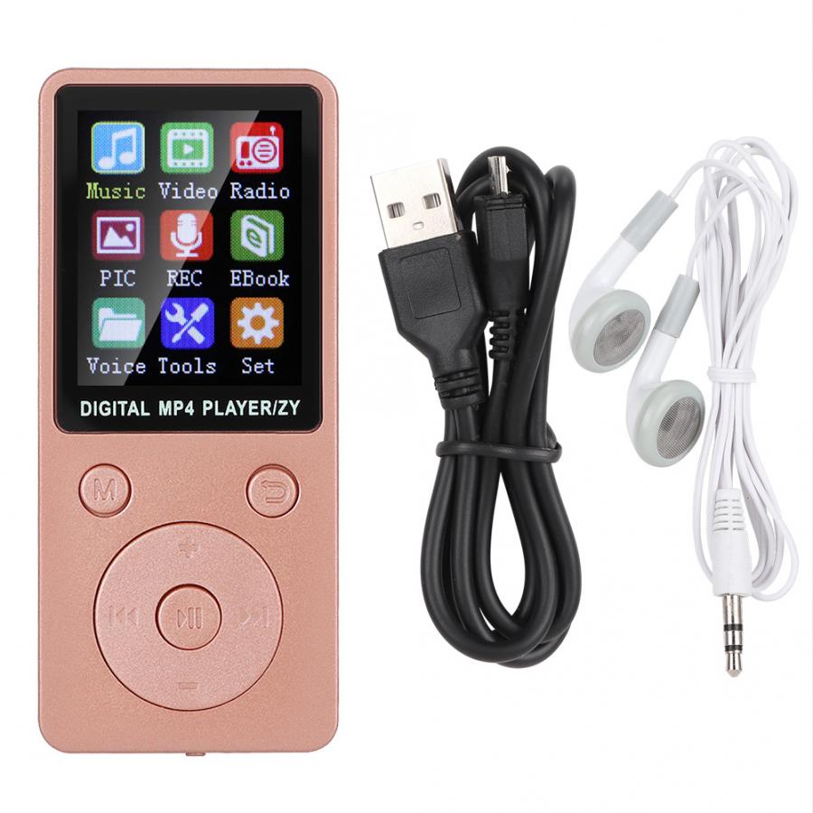 T1 Music MP3 MP4 Player 8G Bluetooth Support 32G Memory Card Round Buttons MP4 Music Player