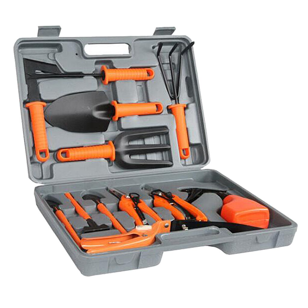 12pcs Durable Heavy-duty Garden Tools Set Potted Plant Gardening Tools Rake