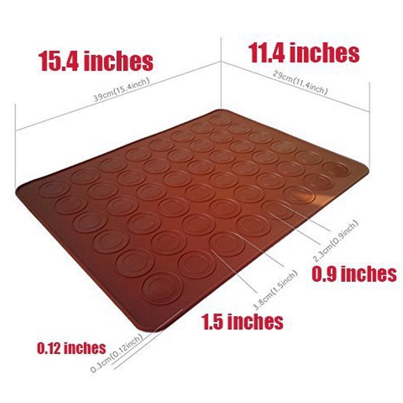 Plaque de cuisson ronde en silicone pour Macaron, 48 ou 30 trous, tapis de cuisson bricolage-même, Dessert, four, ustensiles de cuisson pour gâteaux