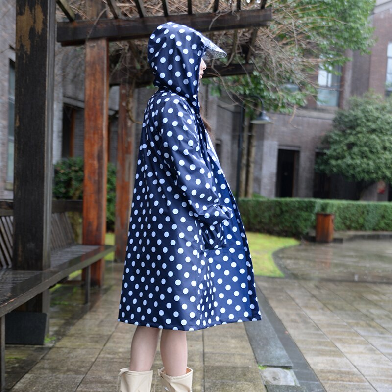 Capa de chuva com capuz poncho poncho impermeável pontos longos, casaco de chuva de viagem ao ar livre ponchos jaquetas capa feminina chubasqueros mujer