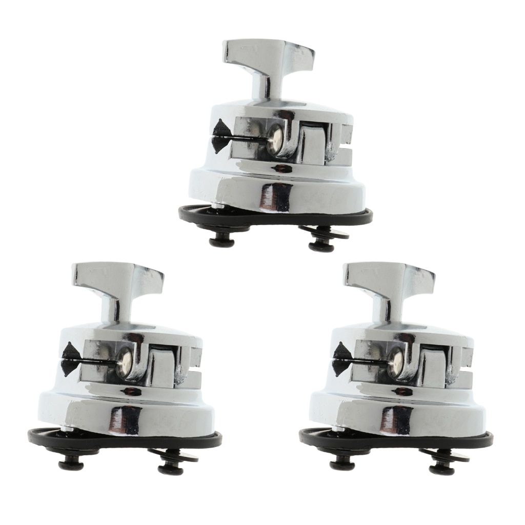 3 Stuks Drum Bodem Houder Bodemplaat Rack Klem Tom Drum Mount Beugel Voor Drum Set Kit