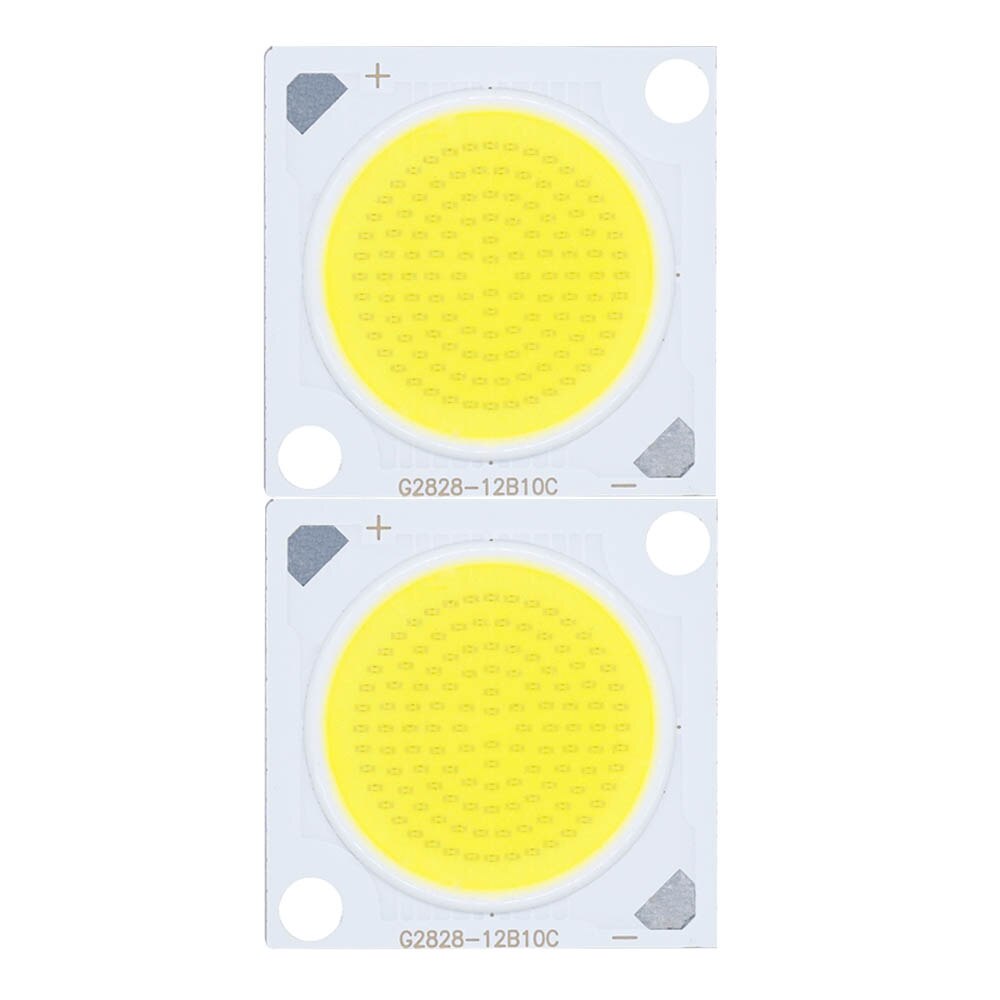 Chip de luz LED COB para lámpara, superpotencia, 60W, 28MM, foco de luz, blanco frío, blanco cálido
