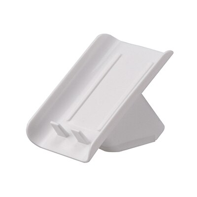 Sæbe afløbsboks vask sæbe svampholder køkken svamp tørrestativ badeværelse rengøringsbørsteholder: Hvid
