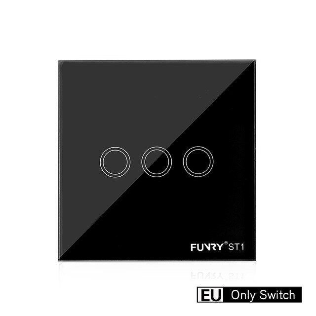 Funry Eu Standaard Touch Schakelaar, 3 Gang 1 Mani... – Vicedeal