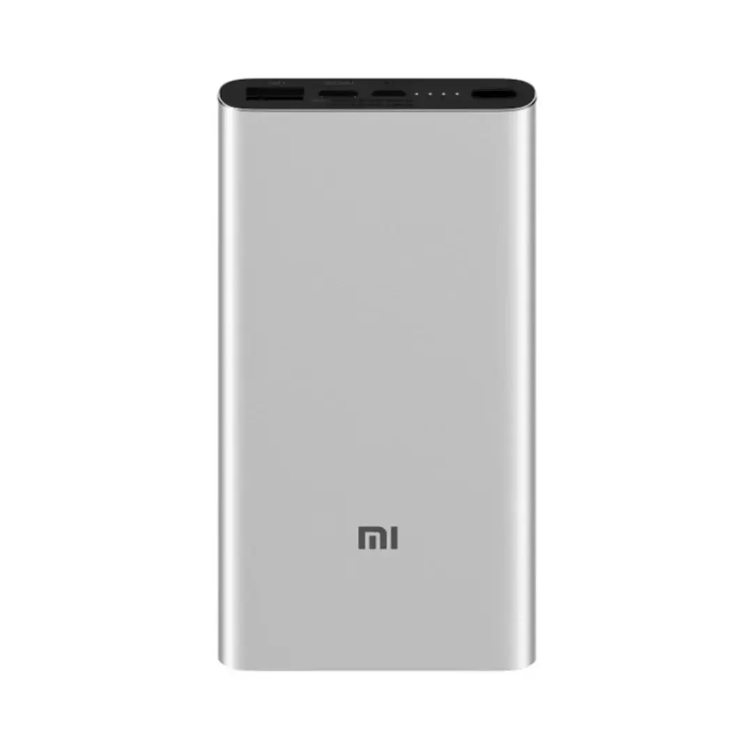 10000mAh Originale Xiaomi potenza Banca 3 PLM12ZM USB C QC3.0 18W Ricarica rapida Powerbank di ricambio 10000 Batteria esterna: BIANCO