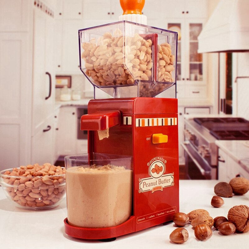 Electric Peanut Butter Maker 500ML Grinding Mechanism Food Processor for Peanut Butter Maker Coffee Grinder