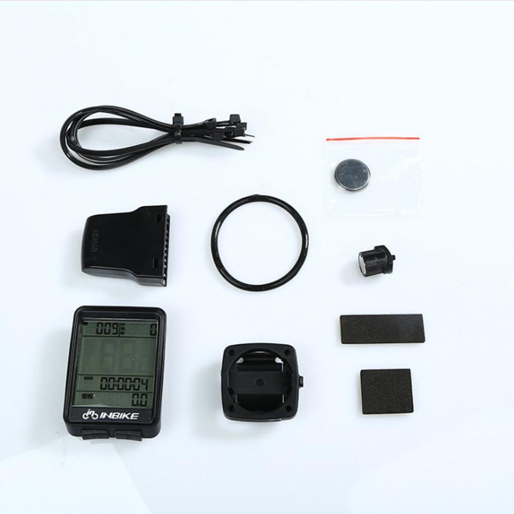 Inbike Fiets Computer Waterdicht Fietscomputer Draadloze/Bedrade Mtb Fiets Snelheidsmeter Led Digitale Mountainbike Computer