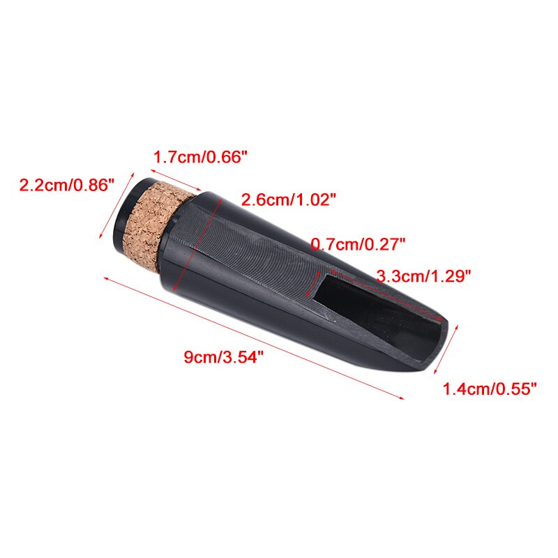 1pc Clear Transparent Clarinet Mouthpiece Woodwind Instruments Part