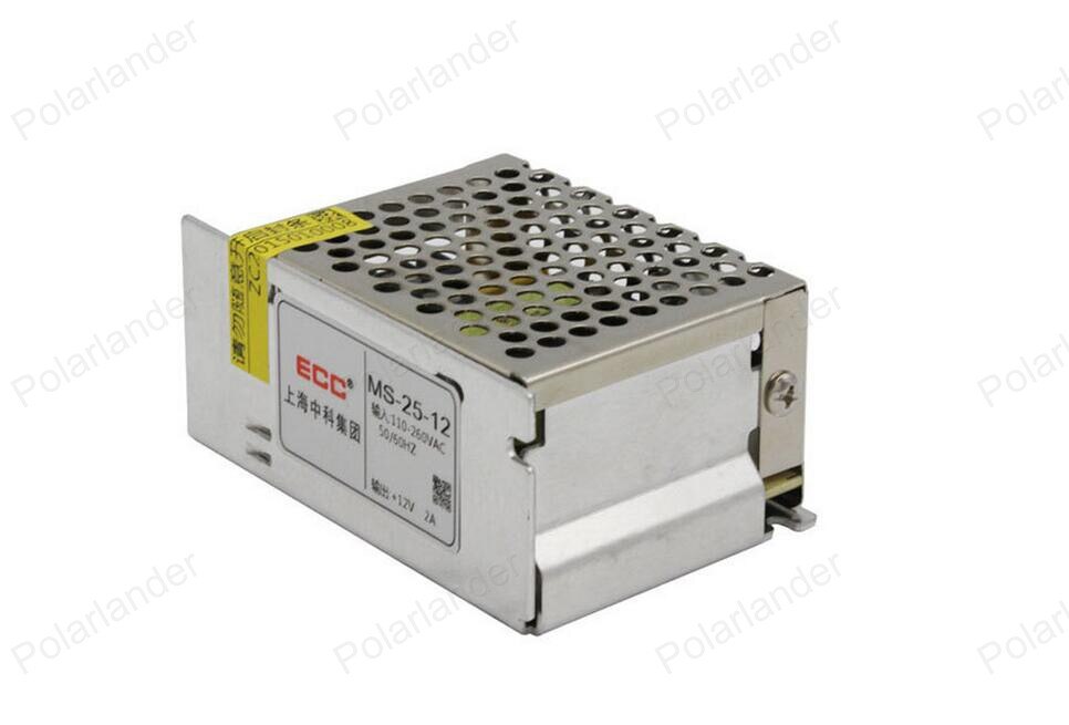 Veilige eenvoudige bediening AC 220 V 50 ~ 60 HZ naar DC 12 V 25 W Verlichting Transformator LED strip voeding Drive