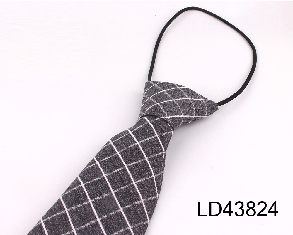 Rubberen stropdassen voor jongens meisjes mode overhemd geruite stropdas kinderen kleine stropdas eenvoudige geruite studentenstropdas voor feeststropdas Gravata: Fuchsia