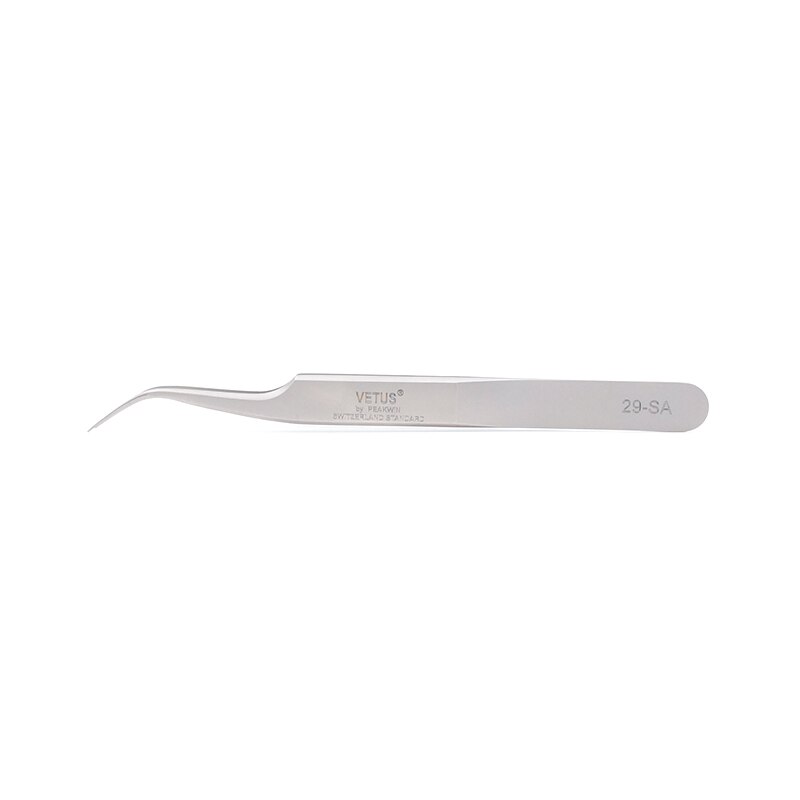 VETUS SA-Pinzas para pestañas, alta precisión, 3D/6D, volumen, pinzas de extensión, excelente cierre, la mejor: 29 SA