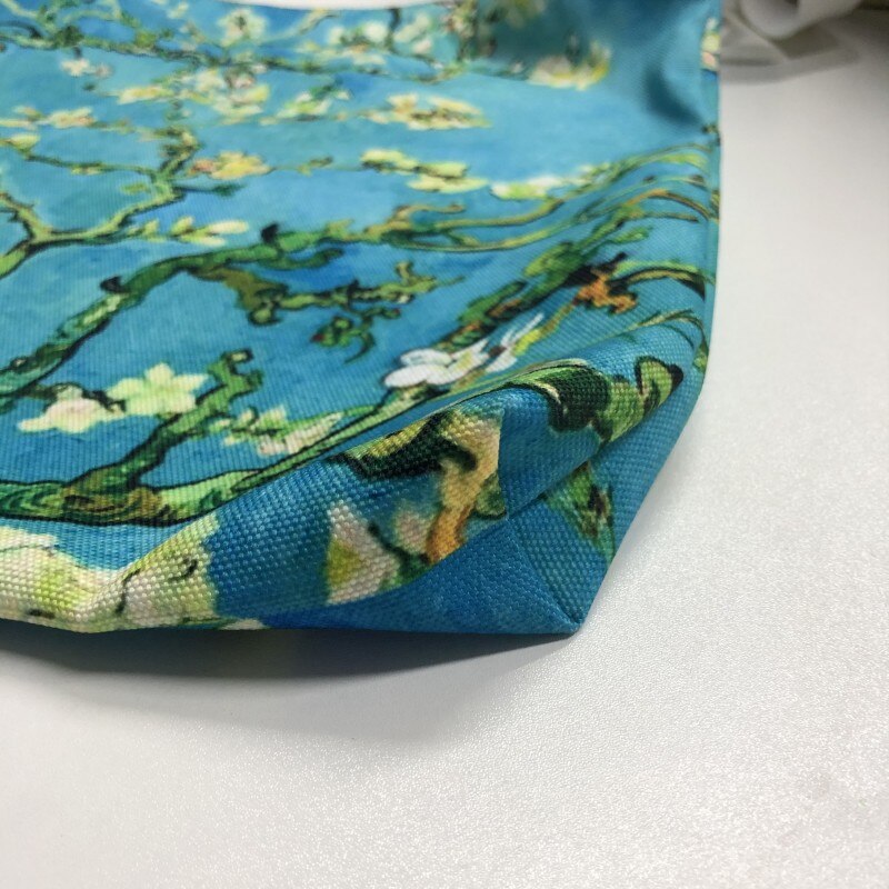Lieferwagen Gogh Einkaufstasche Grafik Tote Harajuku Käufer Tasche Frauen Leinwand Schulter Tasche Für Weibliche Lustige Eco Große-kapazität sacchetto