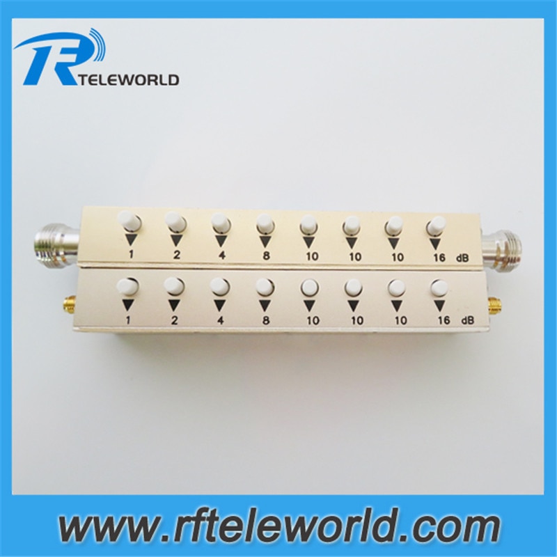 0-60dB DC-2.5GHZ 50ohm 8-key 2W 5W Adjustable Key-... – Vicedeal