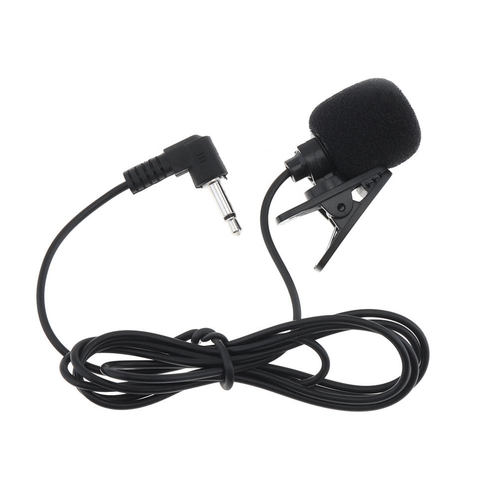 Universal Portable 3.5mm Mini Headset Microphone Lapel Lavalier Clip Microphone for Lecture Teaching Conference
