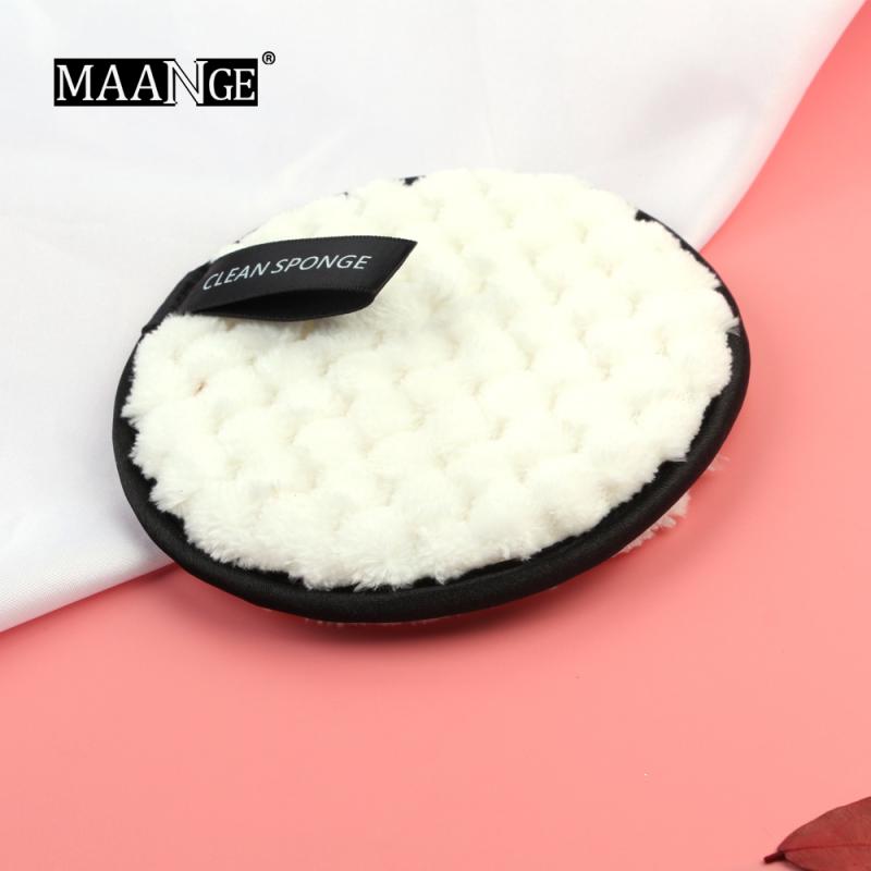 Réutilisable cosmétique bouffée fond de teint poudre bouffée maquillage enlèvement éponge lavage nettoyage coton tampon Facial nettoyant serviettes