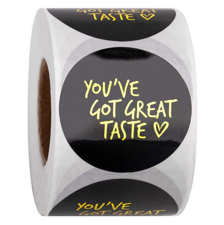 DHL or FEDEX 20 roll Round Gold Silver THANK YOU Stickers seal labels 500 Labels stickers Bicycle sticker: K