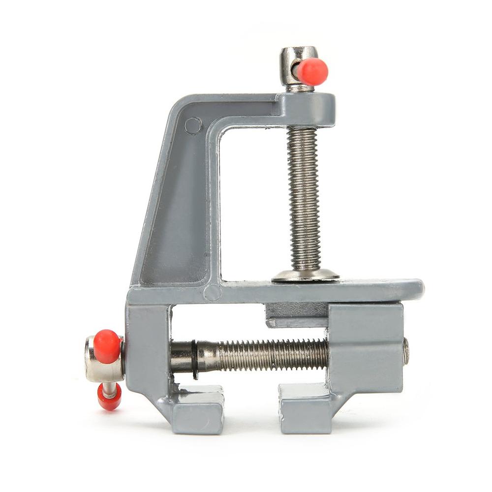 Étau de Table Portable en alliage d'aluminium, pince métallique, serrurier, pièces de pince, banc à vis pour bricolage, bijoux, moule artisanal, outil de réparation fixe