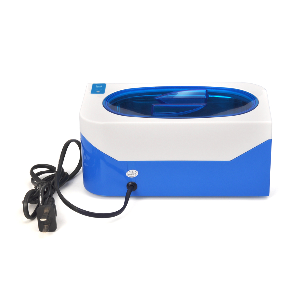 Ultra Sonic Cleaner Draagbare Ultrasound Baden Sonic Reinigingsmachine Doos Voor Sieraden Glazen Prothese Dental Tanden Lenzenvloeistof Etc.: EU