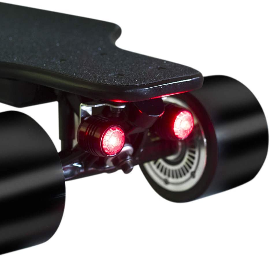 4Pcs Skateboard Lichten Usb Oplaadbare Led Verlichting Waarschuwingslampje Nacht Zichtbaar Veiligheid Led Verlichting Fiets Achterlichten Skateboard