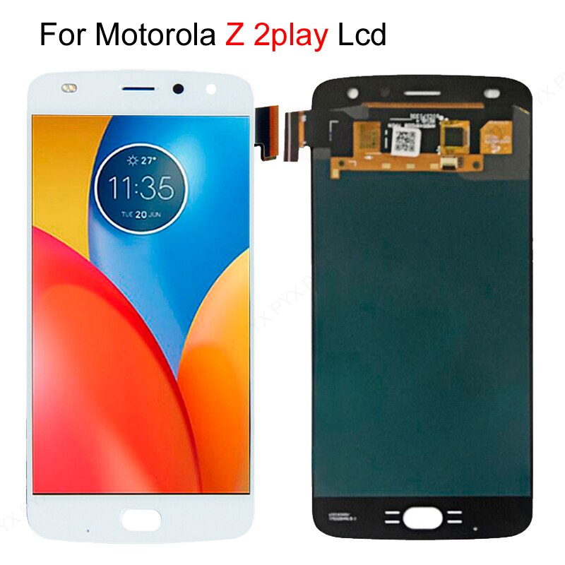 Fast ship AMOLED LCD Display For Motorola Moto Z2 Play XT1710-01/07/08/10 1920*1080 Touch Screen Digitizer Assembly Replacement