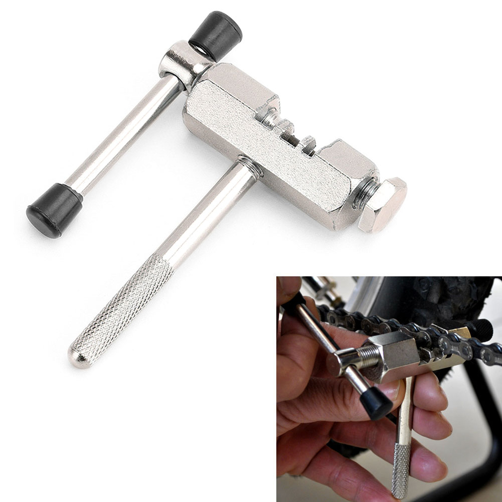 Stainless Steel Cycling Bike Chain Squeeze Breaker Remover Pin Splitter Device Bicycle Rivet Extractor Cutter Removal RepairTool