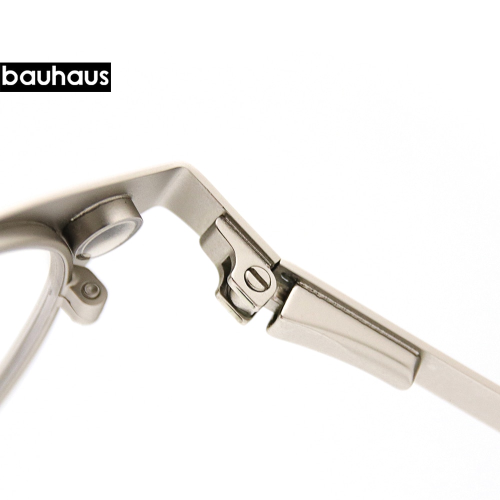 Bauhaus-Gafas de metal X106 para hombre o mujer, bastidor para el imán