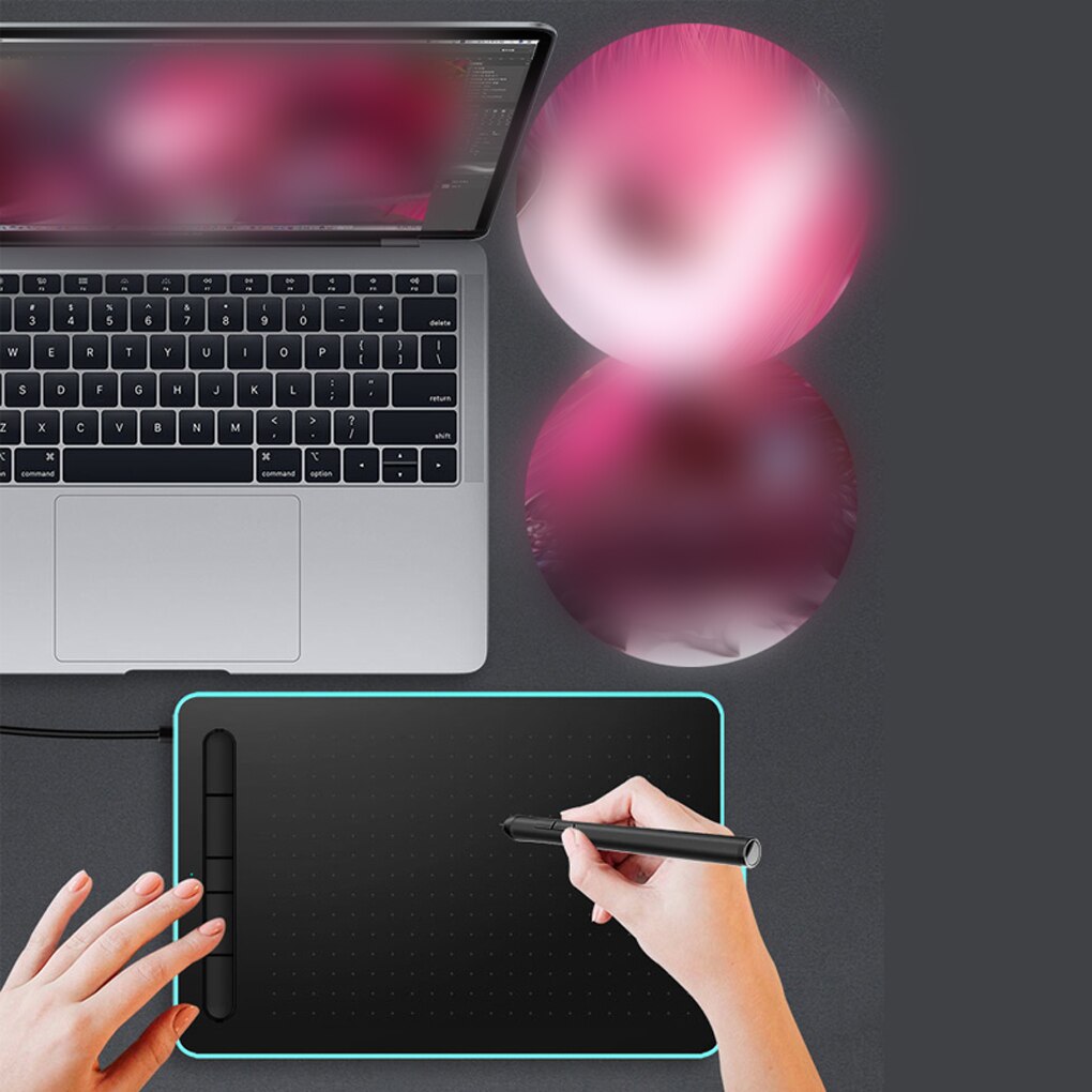 Vson Oplaadbare Grafische Tekening Tablet 5 Sneltoetsen Digitale Schetsen Panel Voor Beginners Volwassenen Laptops Accessoires