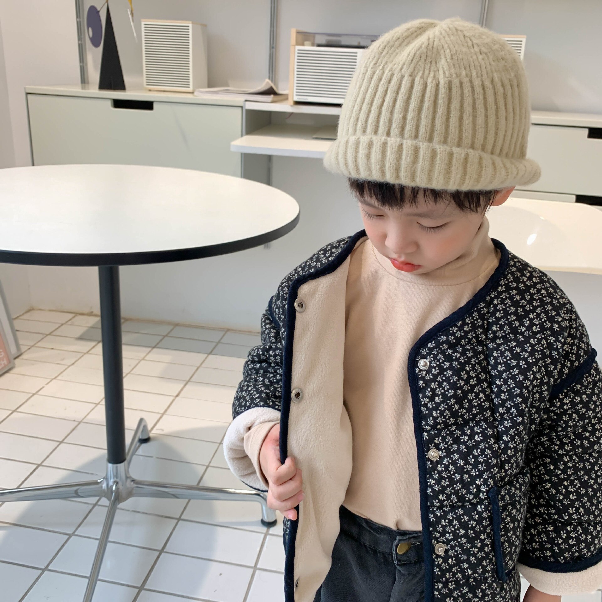 Stile coreano 2021 nuovi bambini invernali bambini cappotti imbottiti in cotone retrò addensare giacche calde capispalla Casual per bambini Unisex