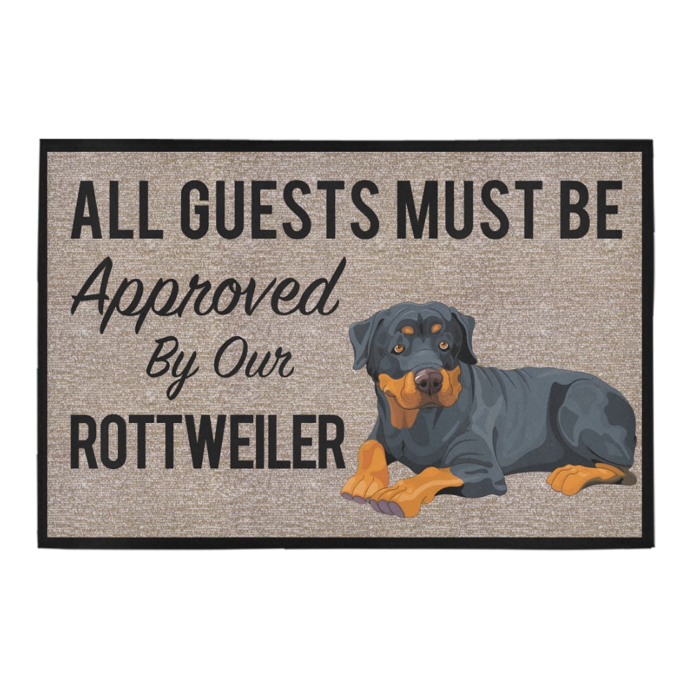 CLOOCL All Guests Must Be Approved By Our French Bulldog Doormat 3D Print Pet Dog Doormat Non Slip Floor Mat Decor: Doormat 11