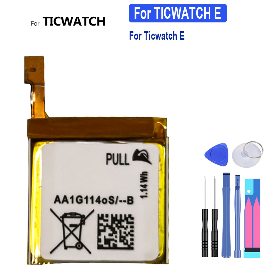 Batterie für ticwatch 2 2nd ticwatch 2 we11056 für ticwatch 1 ticwatch 1 46mm für ticwatche für ticwatches batterie: Für ticwatch e