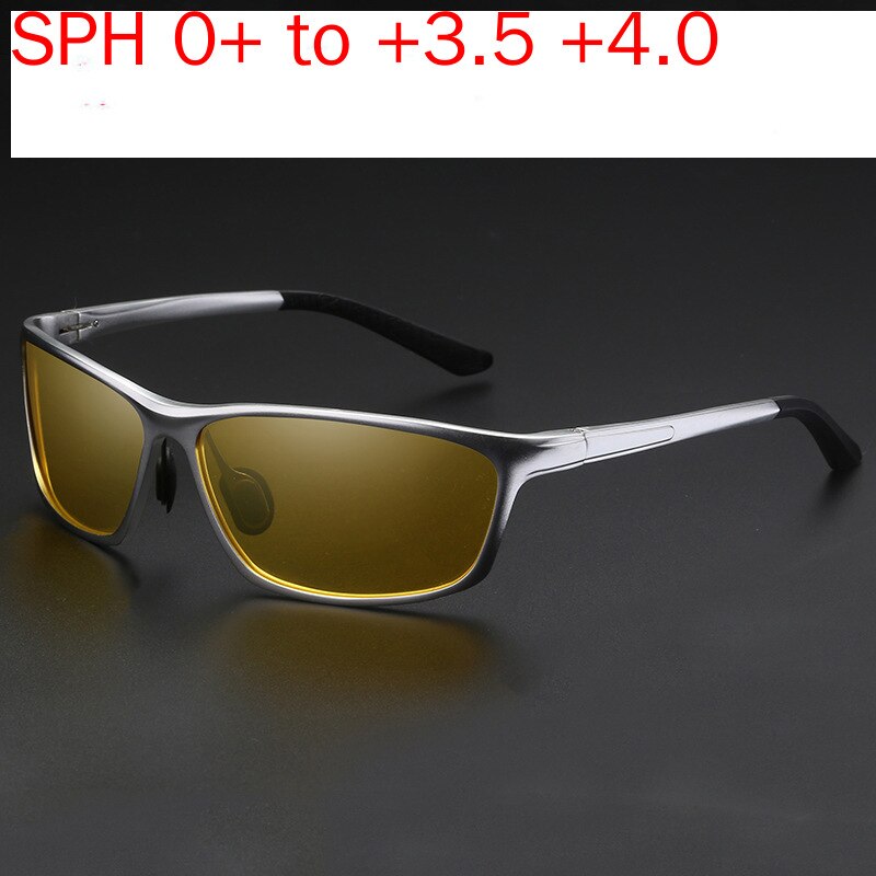 MINCL/ Aluminum Magnesium Bifocal SunGlasses Men's Anti-glare Driving Night Vision Multifocal Reading Glasses Sunglasses NX