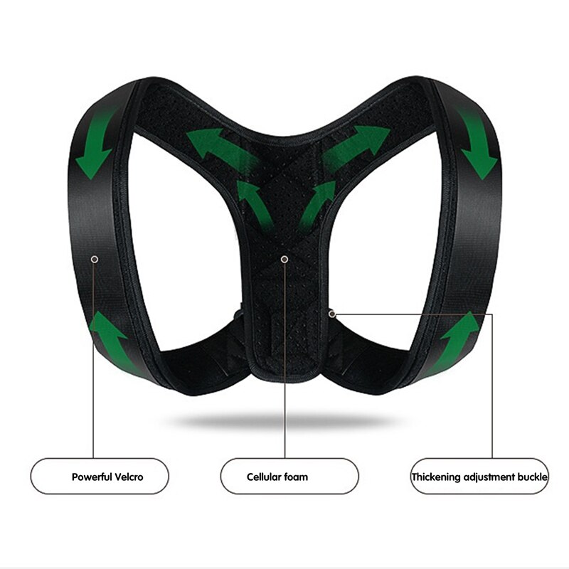 Posture Corrector Kyphosis Corrector Clavicle Support Orthosis Fixation Belt Men and Women