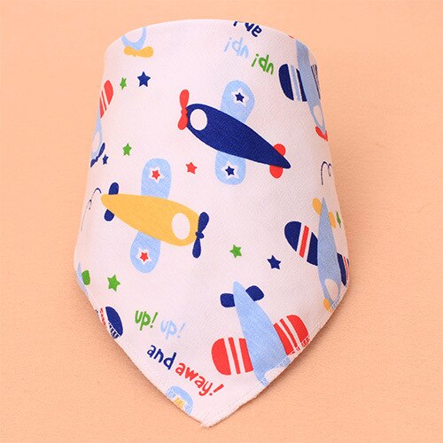 Baby Driehoek Speeksel Handdoek Katoen Dubbele Knop Moeder En Baby Benodigdheden Bib: 9