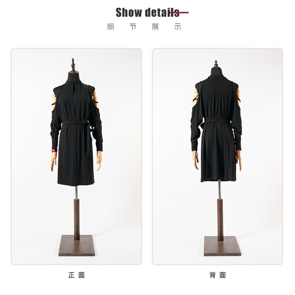 Bare Shoulder and Callor Latin Dance Dress Women Dancing Performance Dress Ballroom Samba Tango L9698